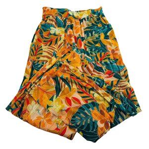 Rip Curl‎ Womens Floral Viscose Pants Tropical Print Size L
